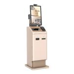 Self Service Kiosk For Hotels With Printer QR Code Scanner Cash Recycler