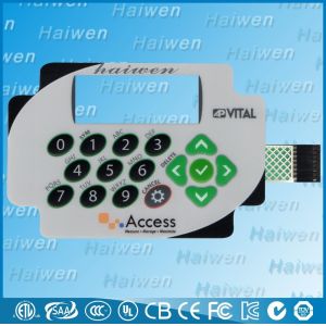 Printed Silver PET Circuit Membrane Switch SGS Certificate IP65