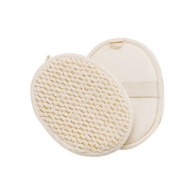 Quality Eco - Friendly Brown Hemp Bath Body Scrubber Exfoliating Pads wholesale