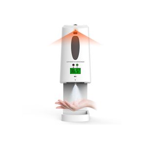 Cheap 1.3L Automatic Hand Sanitizing Dispenser With Temperature Measuring Function for sale