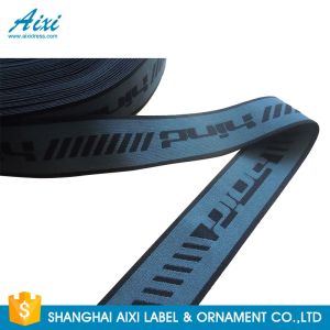 Eco - Friendly Webbing Tape Jacquard Elastic Waistband With Custom Printed Logo