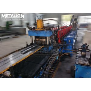 High Speed Ladder Edge Cable Tray Roll Forming Machine With Servo Feeding And