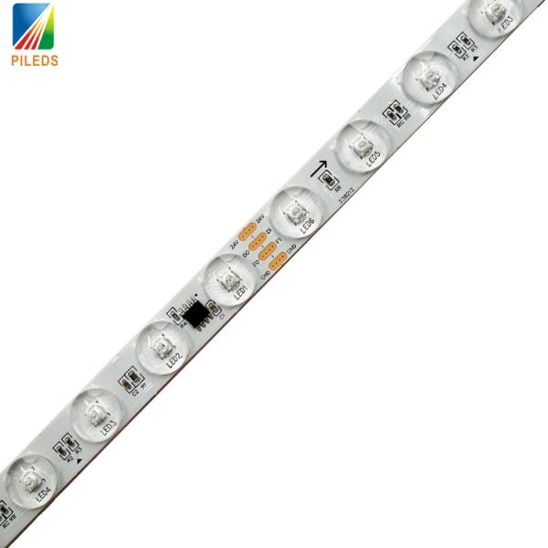 Quality ARTNET Enhanced Magic RGB LED Strip 8 Segments with 48 Lights SPI Control Fresnel Type 12mm PCB Width Copper Body wholesale