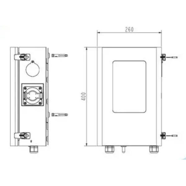 RUIVANDA EV Wallbox Charging Station Type 2 32a 3 Phase 7kw 22kw