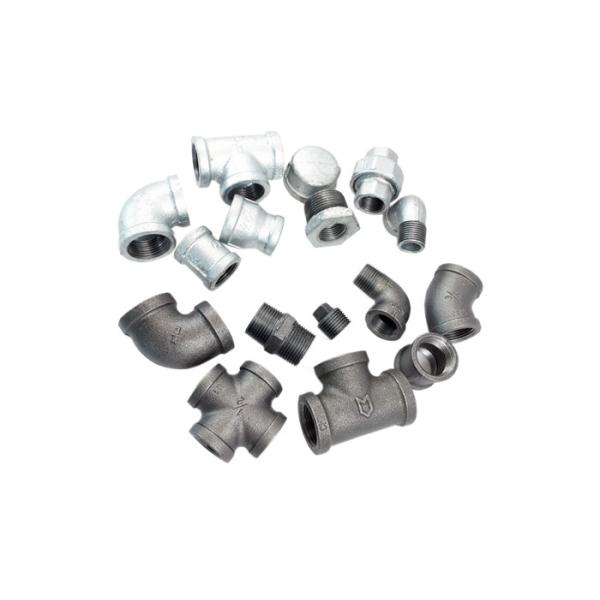 Threaded Galvanised Plumbing Fittings 1/2 Inch For Piping System Industry