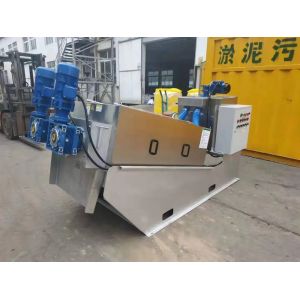 Self Cleaning Sludge Thickening System Volute Sludge Dewatering Press