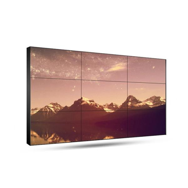 Narrowest Bezel LCD Video Wall 3 X 3 HDMI Interface Compatible Smart Energy