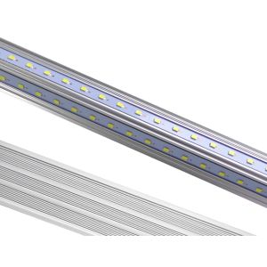 160LM/W T8 LED Tube Light with 10-72W, Milky/Frosted Cover and Linkable Cable