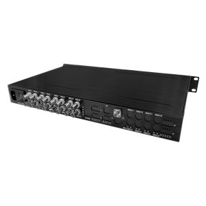16 Port AHD CVI TVI CVBS Video To Fiber Converter HD 1080P CCTV Monitoring