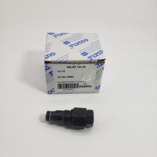 Excavator Pressure relief valve 421-64-15880 For KOMATSU WA380-3 WA470-3