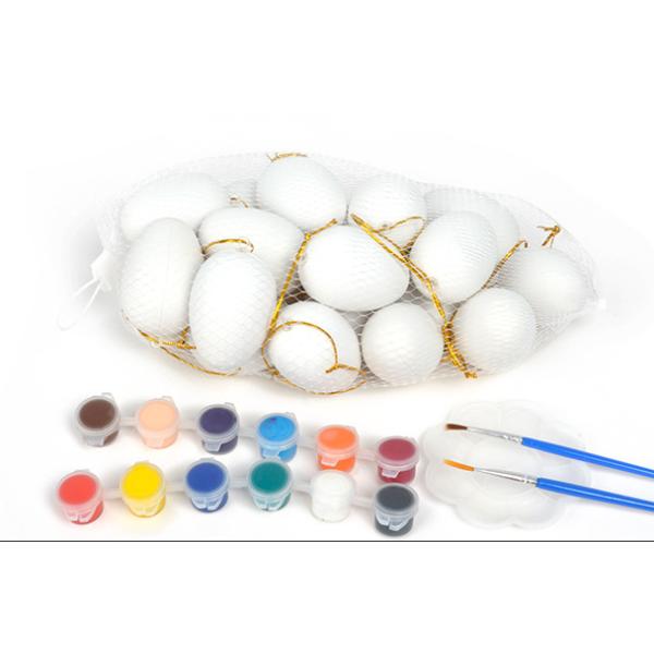 Assorted colors Plastic Easter eggs Gachapon Eggs surprise eggs Gacha Ball With 4 Colours Water Color Pen for kids DIY