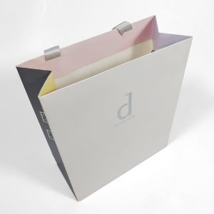 Offset Printing Patch Handle Paper Bag for Durable and Recyclable Custom