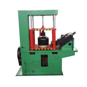 Cheap Hydraulic 4kW Trimming And Beading Machine Small LPG Cylinder Production Capacity for sale