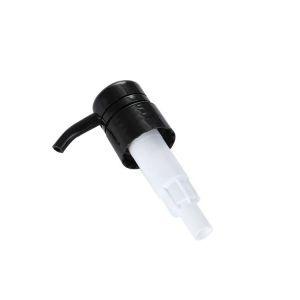 4CC 1 Gallon Shampoo Pump 0.14ml/T Black Screw Lock Plastic Soap Dispenser Pump