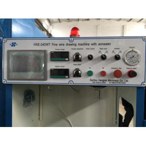 Small 24DWT High Speed Wire Drawing Machine 1500m/min Air Pressure Auto Adjust