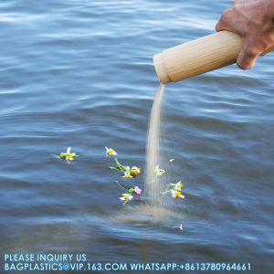 Small Bamboo Scattering Urn Tube for Human Ashes, ECO & Biodegradable Friendly