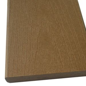 Durable Brown Composite Decking / WPC Deck Flooring With High Impact Resistant