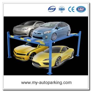 4 Post Wide Standard Lift /Four Post Double Car Parking Lift / 2 Level Parking LiftChina Manufacturers