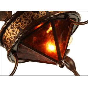 Moose antler chandelier Lighting Fixtures With lampshade (WH-AC-29)