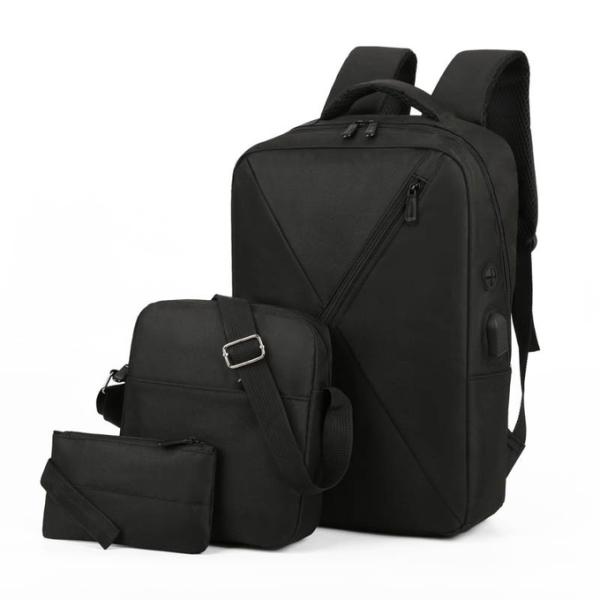 Oxford Computer Backpack Sets 3 In 1 Unisex Laptop Backpack Set