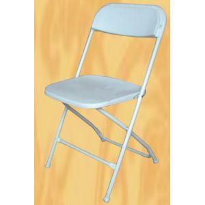 China plastic foldable events chair Commercial White Plastic Folding Chairs Stackable Wedding party event chair on sale