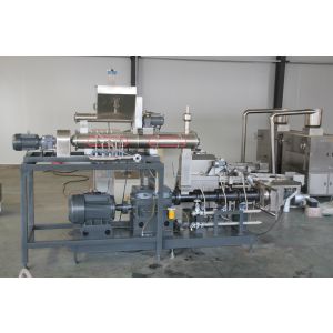 ABB Inverter 1Ton/H Twin Screw Extruder For Dry Dog Food