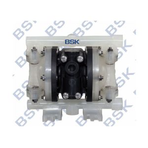 Plastic Air Operated Diaphragm Pump 2 Diaphragm Pump With Butterfly Valves