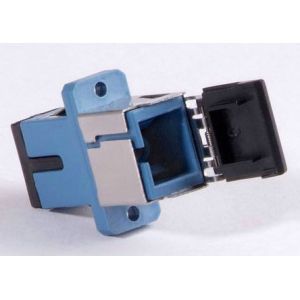 Single Mode Fiber SC Adapter , Flange Adapters With Retractable Metal Outer