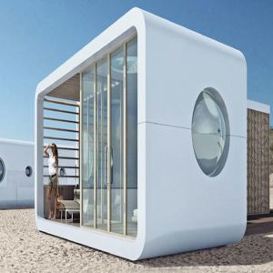 Efficiently Installed Apple Cabin House Dry-wet Separation Bathroom and Lighting