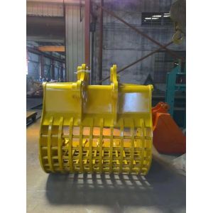 Q355B NM500 Hardox500 2.8 Cubic Meter Heavy Duty Skeleton Bucket For Excavator