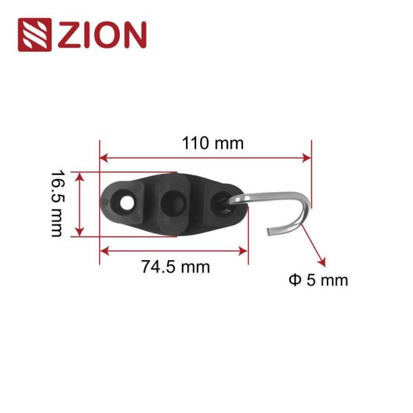 FTTH Combination Flat Cable Drop Clamp ZCSPC-09 - Precision Clamping for FTTH