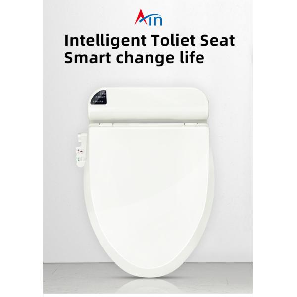 Korean style U shape electric smart toilet bidet plastic wc toilet cover seat