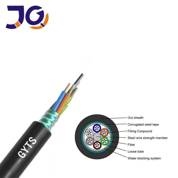 Underground Armored SM G652D 48 96 144 Core Fiber Optical Cable