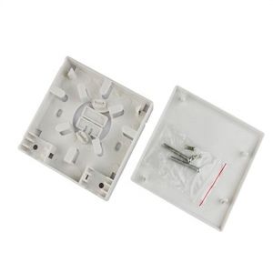 Wall Mounted Fiber Optic Connection Box 86*86mm Mini Size 2 Way Type