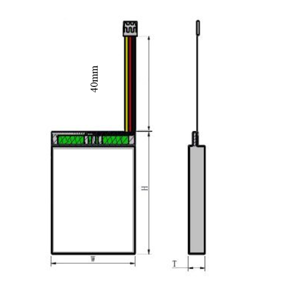 3.7V Lithium Ion Polymer Battery Pack 1000mah LP453759 Lithium Polymer Cell 3.7v 1000mah rechargeable cell