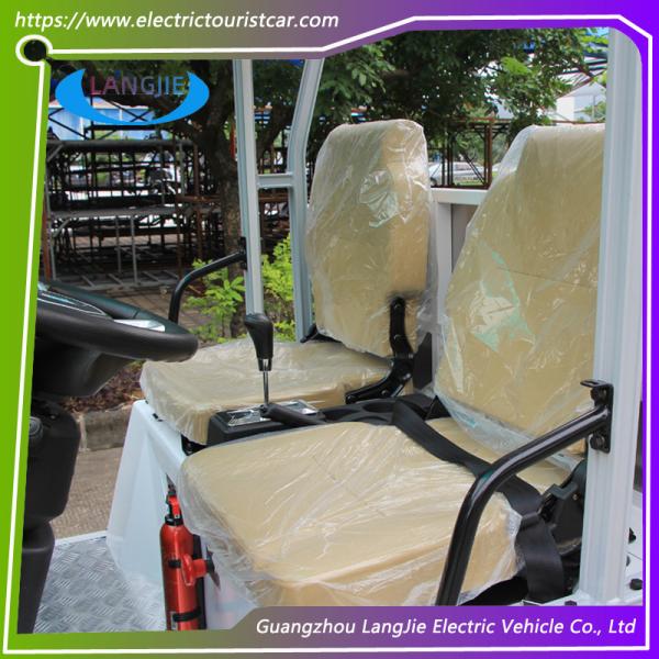 2 Passengers Golf Food Cart Loading 900kgs AC Motor Electric Freight Car For Factory