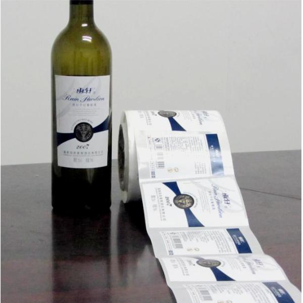 Customized Design Waterproof Red Wine Shrink Sleeve Labels Self Adhesive Bottle