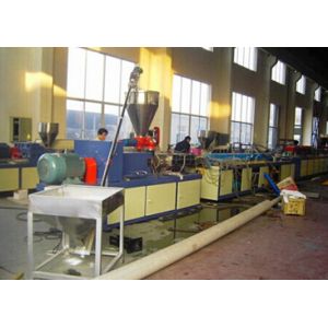 High Speed Wood Plasti Pvc Profile Extrusion Line / WPC Extrusion Machine