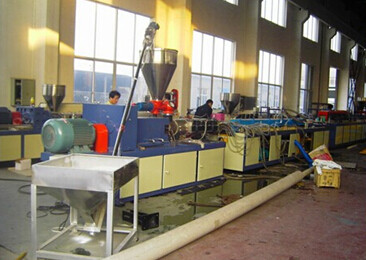 Quality High Speed Wood Plasti Pvc Profile Extrusion Line / WPC Extrusion Machine wholesale