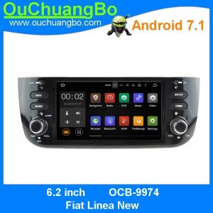 Ouchuangbo 6.2 inch digital screen HD android 7.1 Fiat Linea New Radio GPS