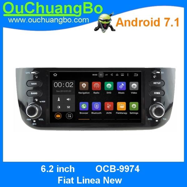Ouchuangbo 6.2 inch digital screen HD android 7.1 Fiat Linea New Radio GPS