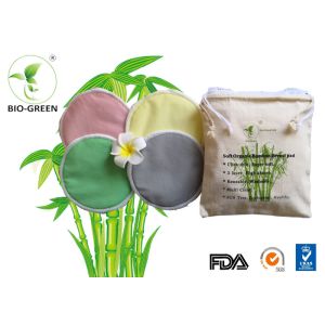 Laminated PUL Washable Bamboo Breast Pads For Mother Flower / Heart Shape