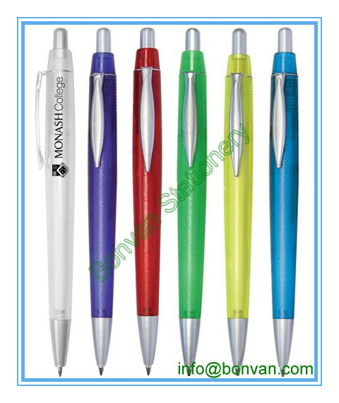 Quality logo plastic ballpoint pen,logo printed ball point pen wholesale