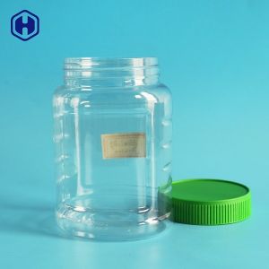 16OZ 480ML Leak Proof PET Jar With Green Screw Lid