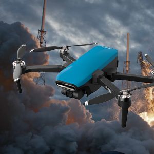 FCC 1.5m/s Foldable Four Axis Drone 4K HD GPS WIFI MV Effect Lipo 18650