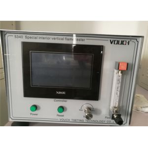 220V AC 50HZ Vertical Flame Test Chamber , Flammability Test Chamber CNC Bending