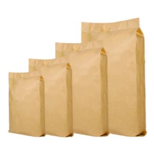 Multiwall Printed Pinch Bottom Paper Bags With Accept Custom Thickness