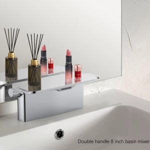 Polished Ceramic Spool Shelving Basin Faucet Color Can Be Presented According To