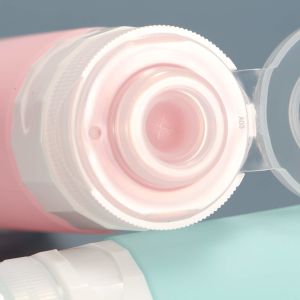 Reusable Silicone Travel Bottle Set Squeezable 58ml With Hanging Hole