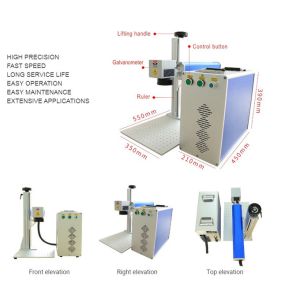 Portable Small Fiber Laser Printing Machine Laser Engraving Machine